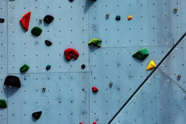 rock climbing wall